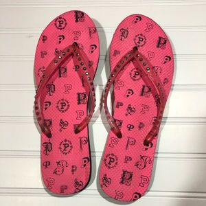 PINK flip flops. Size m